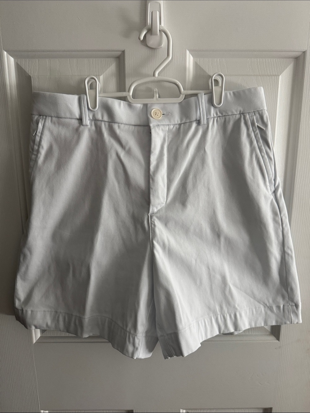SPANX White Women's Bermuda Shorts - Classic Chino Style